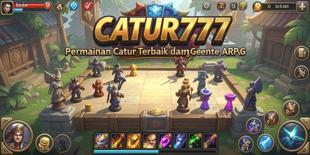 Tampilan gameplay ARPG yang seru dan menegangkan di CATUR777.