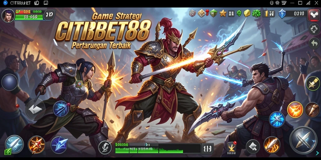 Tangkapan layar gameplay mendebarkan dari CITIBET88.