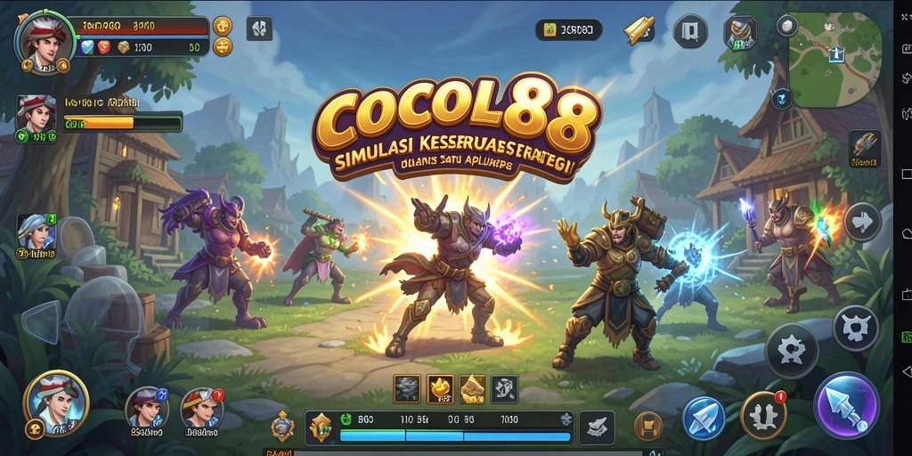 Screenshot COCOL88 menampilkan pengalaman gameplay yang mendebarkan.