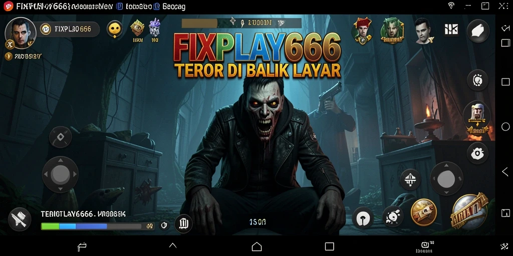 Gameplay FIXPLAY666 yang mencekam dan menegangkan dalam suasana Horror.