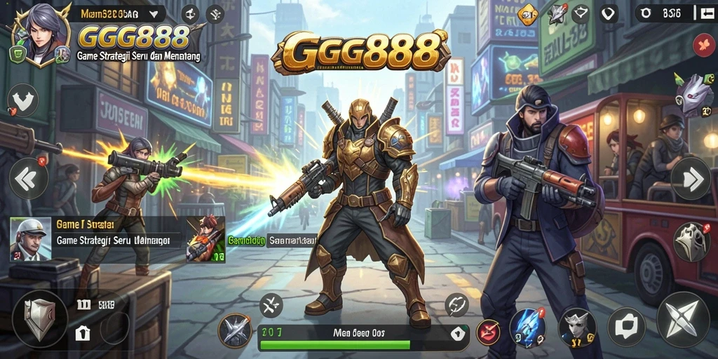 Tampilan gameplay GGG888 yang memukau dan menarik.
