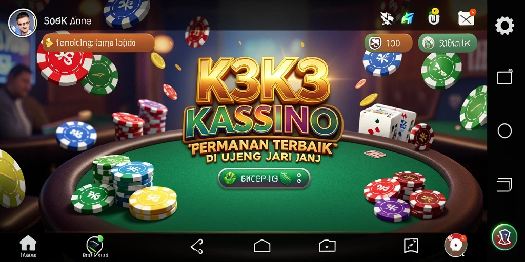 Tampilan gameplay kasino K3K3 yang seru dan menarik.