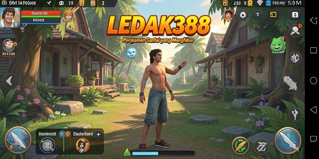 Tampilan gameplay LEDAK388 yang memukau dan penuh warna.