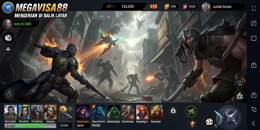 Penampakan mencekam dalam gameplay <strong>MEGAVISA88</strong>.