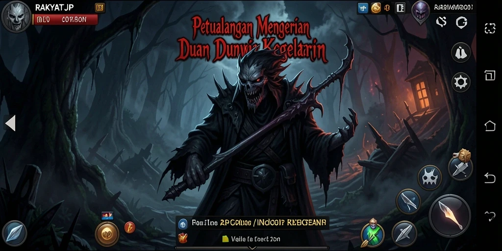 Tampilan menyeramkan dari gameplay RAKYATJP yang mencekam.