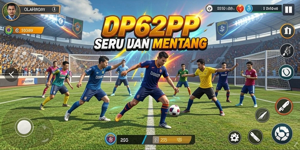 Tangkapan layar RP62RP menampilkan aksi seru dalam pertandingan olahraga.