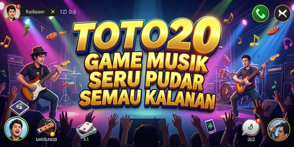 Tampilan gameplay TOTO20 yang menampilkan interaksi musik.