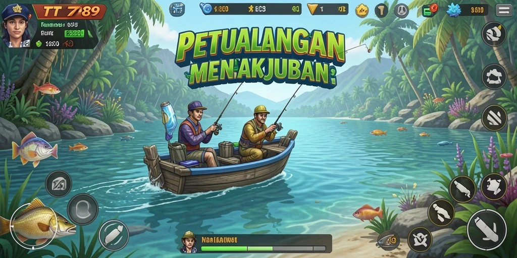 Gameplay menakjubkan dari TT789 dengan grafis memancing yang indah.