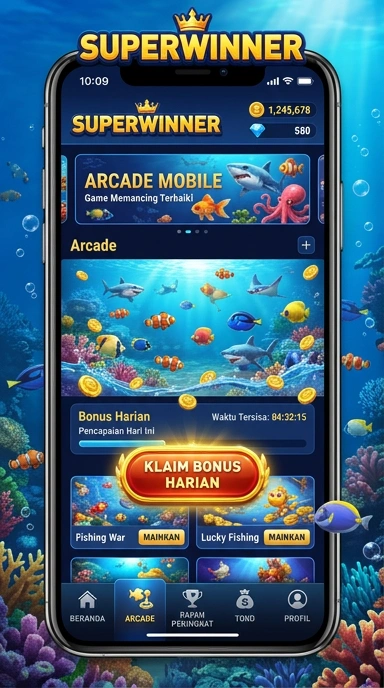 Proses unduh aplikasi superwinner yang cepat dan mudah.